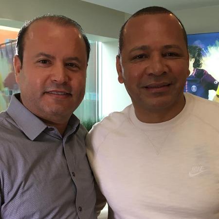 Vildomar Batista com pai de Neymar - Reprodução/Instagram - Reprodução/Instagram