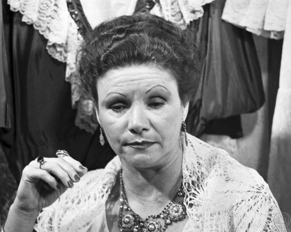 Elóisa Mafalda interpretou Maria Machadão na primeira versão da novela "Gabriela" (1975) - Divulgação/Globo