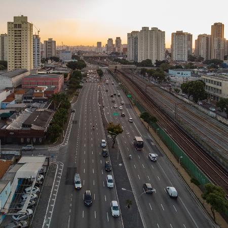 11.mai.2020 - Registro do primeiro dia do novo rodízio de veículos em São Paulo - Paulo Lopes/BW Press/Estadão Conteúdo
