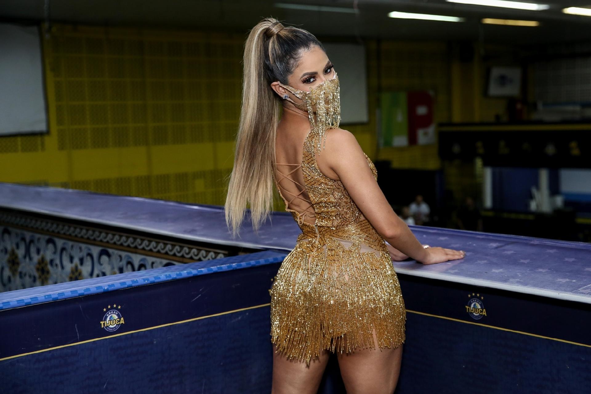 Lexa na feijoada da Tijuca - Roberto Filho/Brasil News