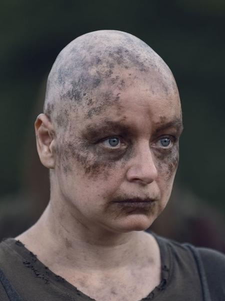 Samantha Morton caracterizada como Alpha em "The Walking Dead" - Reprodução