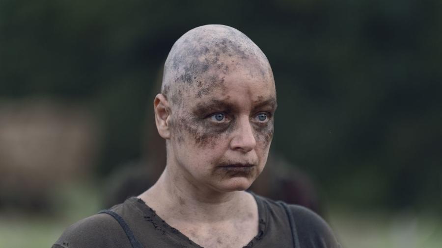 Samantha Morton caracterizada como Alpha em "The Walking Dead" - Reprodução