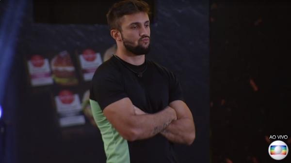 BBB 21: Arthur na prova do líder - Reprodução/ Globoplay