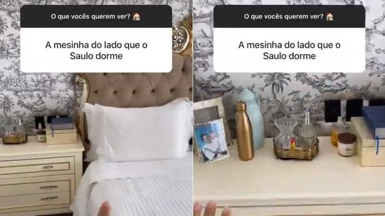 Gabi Brandt compartilhou detalhes da casa no Instagram Stories - Reprodução/Instagram - Reprodução/Instagram