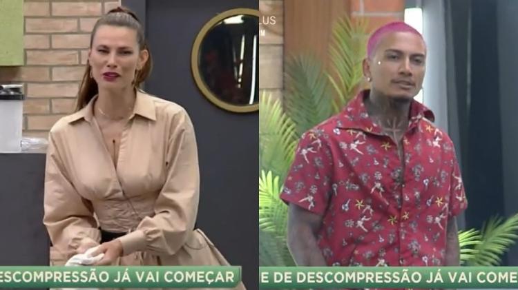 A Fazenda 2021: Dynho Alves e Dayane discutem após retorno da peoa - Reprodução/PlayPlus - Reprodução/PlayPlus
