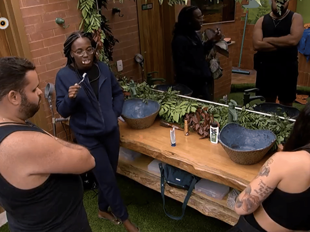 Leidy ironiza sisters do Camarote do BBB 24: 'É cancelamento?'