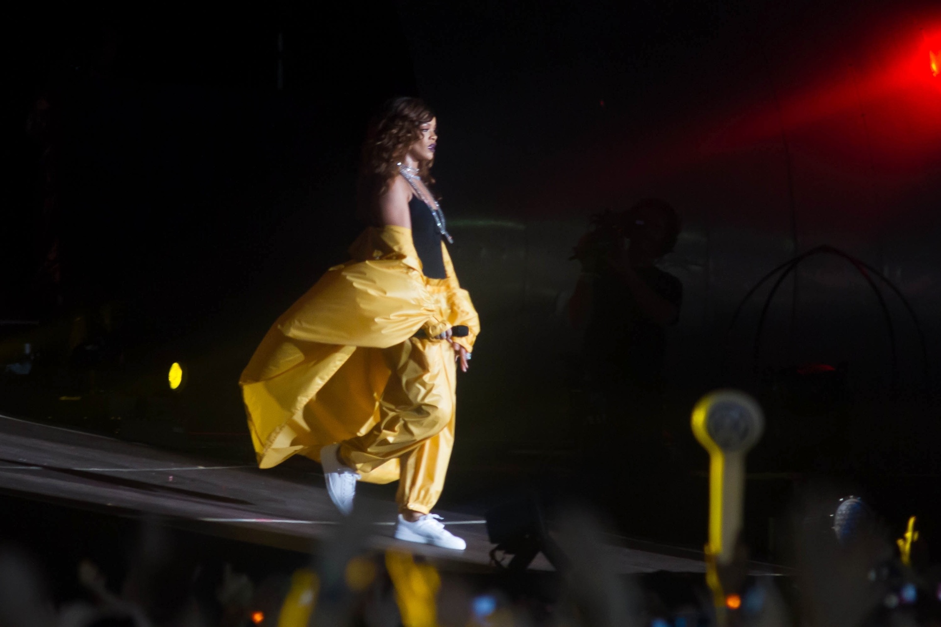 26.set.2015 - Rihanna se apresenta no sexto dia do Rock in Rio 2015 - Luciano Belford/Agência Estado