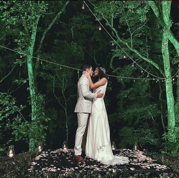 22.mai.2016 - José Loreto e Débora Nascimento se casam no Rio de Janeiro em cerimônia com a presença de amigos famosos - Reprodução/Instagram