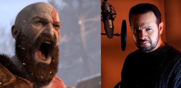 O dublador Ricardo Juaréz já fez a voz de Kratos em "God of War: Ascencion" - Montagem/UOL
