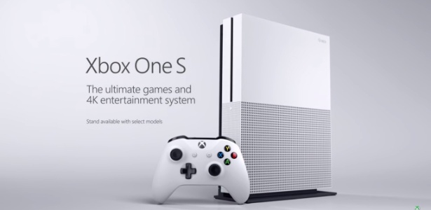Em nova peça publicitária, Microsoft afirma que Xbox One S é o único console do mercado a oferecer HDR e reprodução de conteúdo em 4K - Reprodução