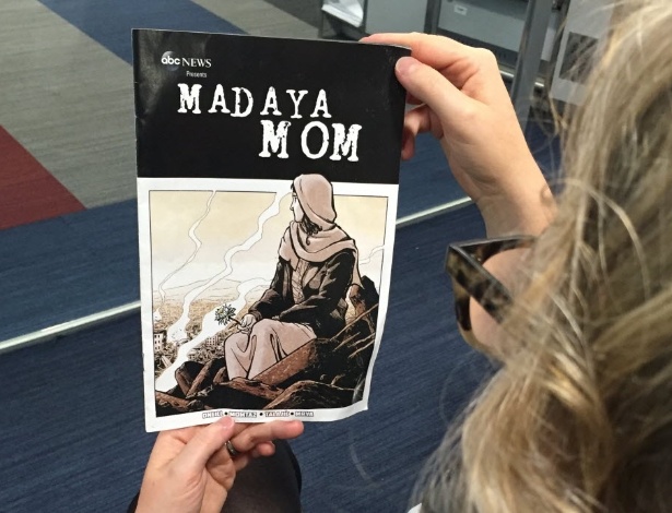 Capa de "Madaya Mom": HQ sobre uma heroina da vida real - AFP