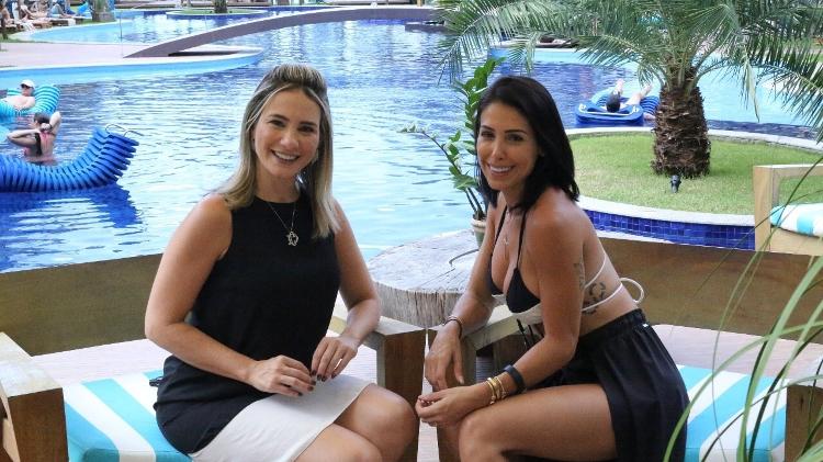 Gaida Dias e Bella Falconi no Frisson TV - Divulgação - Divulgação