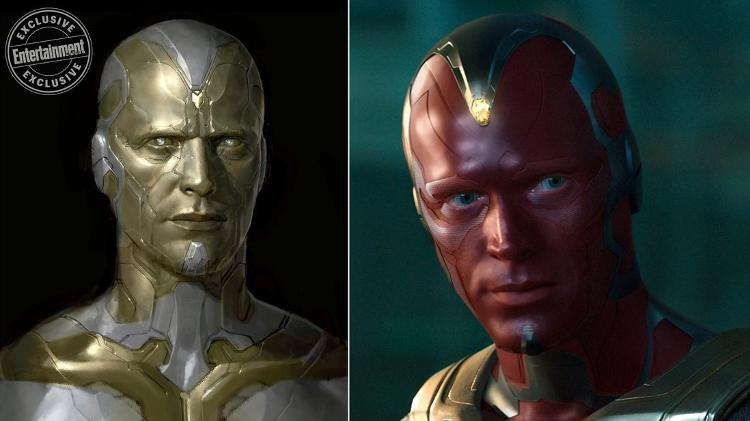 O personagem Visão, de Os Vingadores, em arte feita por Ryan Meinerding - Reprodução/Ryan Meinerding - Reprodução/Ryan Meinerding