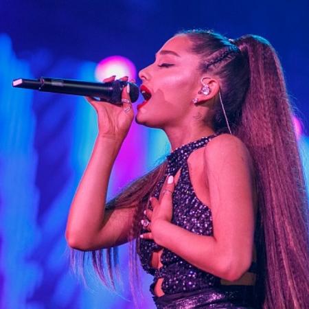Ariana Grande performando no iHeartRadio Wango Tango - Getty Images