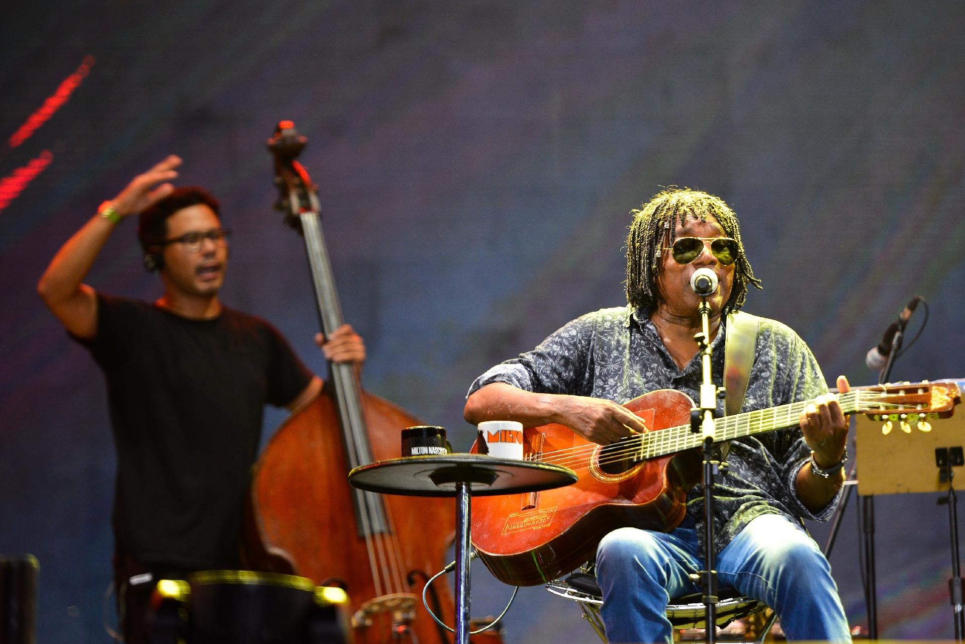 Milton Nascimento - Primeiro dia do Festival Virada Salvador 2019 - João Alvarez/UOL