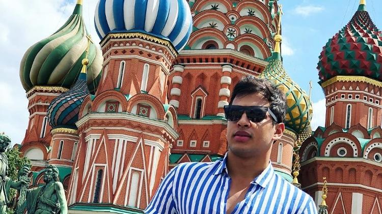 Lucas viajou para a Rússia - Reprodução/Instagram - Reprodução/Instagram