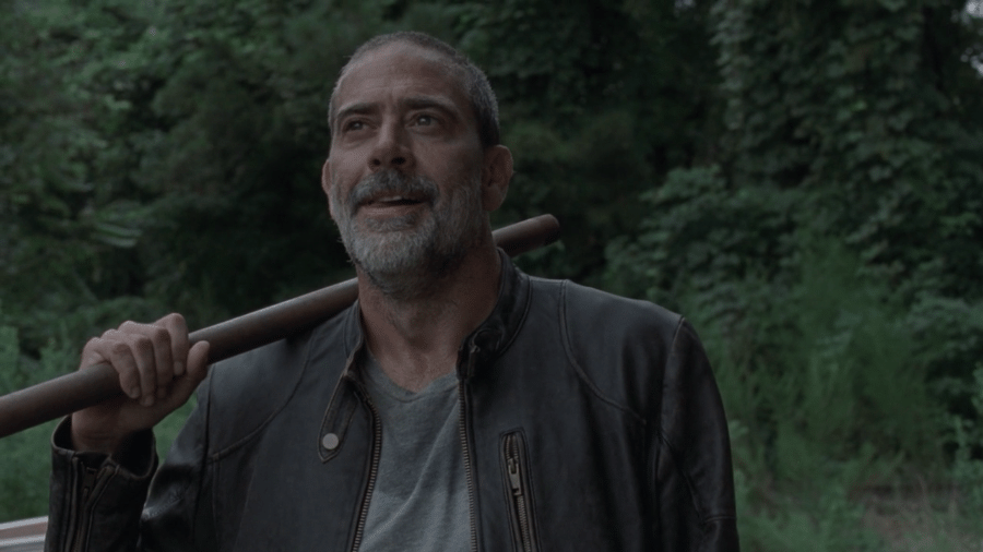 Negan (Jeffrey Dean Morgan) em cena da nona temporada de "The Walking Dead" - Reprodução
