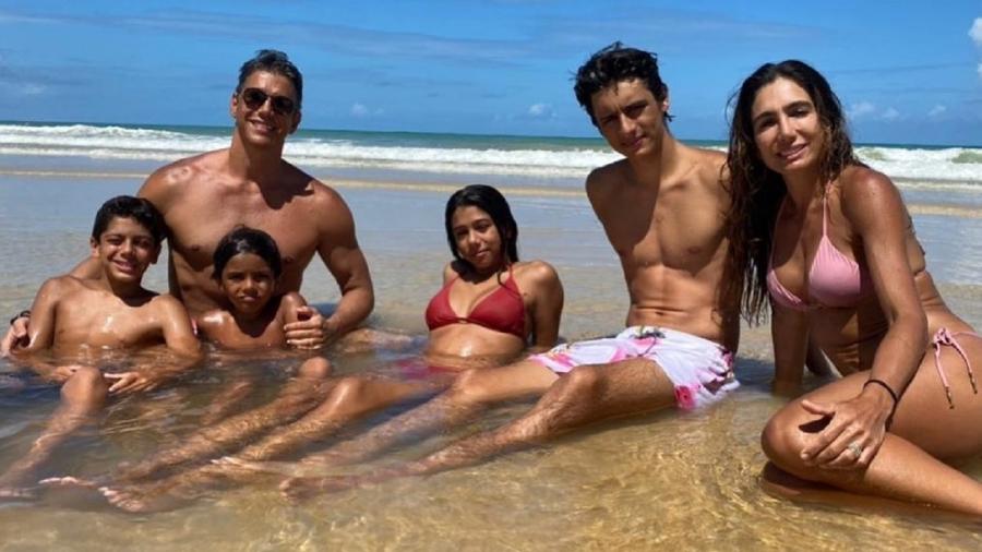 Márcio Garcia curte férias em família - Reprodução/Instagram