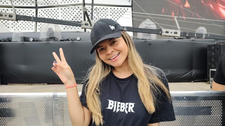 Natalia, fã do Justin Bieber, foi ao Rio de Janeiro apenas para assistir ao show - Filipe Pavão/ UOL - Filipe Pavão/ UOL