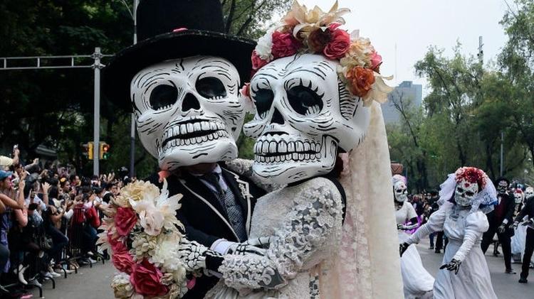 Desfile do 'Dia dos Mortos' no México - Getty Images - Getty Images