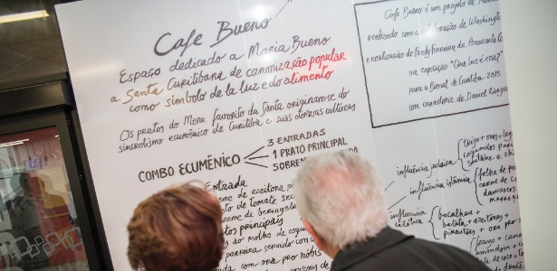 "Café Bueno" é um espaço dedicado à santa curitibana Maria Bueno e une essa homenagem ao café. - Divulgação