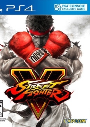 Caixinha de "Street Fighter V" é a primeira com o selo "PS4 console exclusive" - Divulgação