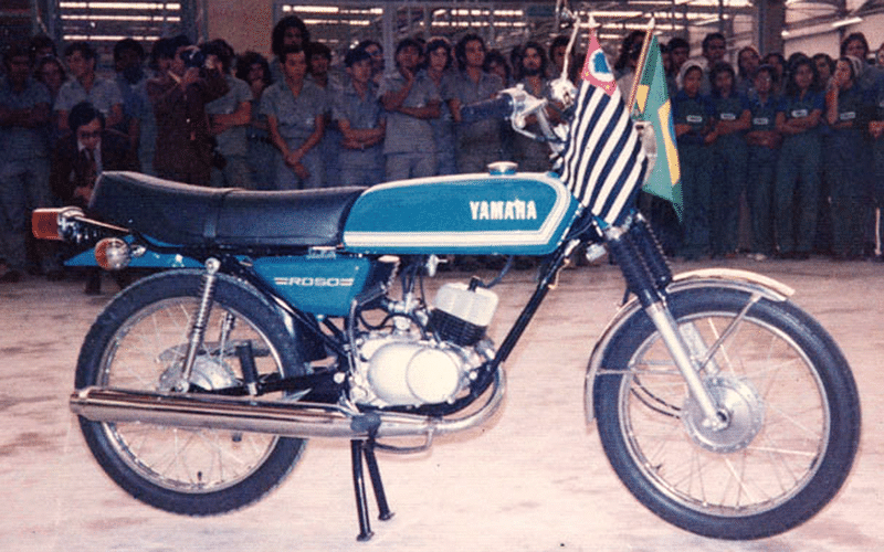 Yamaha RD 50, primeira moto "made in Brazil", faz 40 anos - Arquivo Aldo Tizzani/Reprodução
