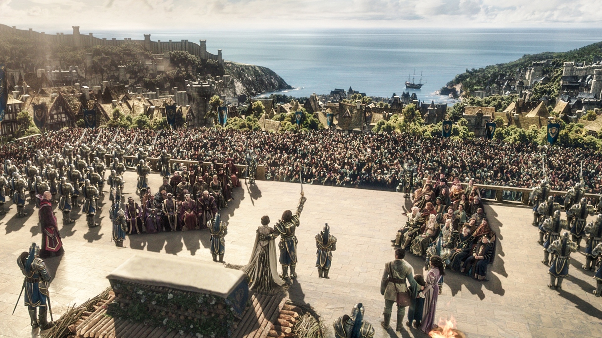 Cena do filme "Warcraft - O Primeiro Encontro de Dois Mundos" - Divulgação