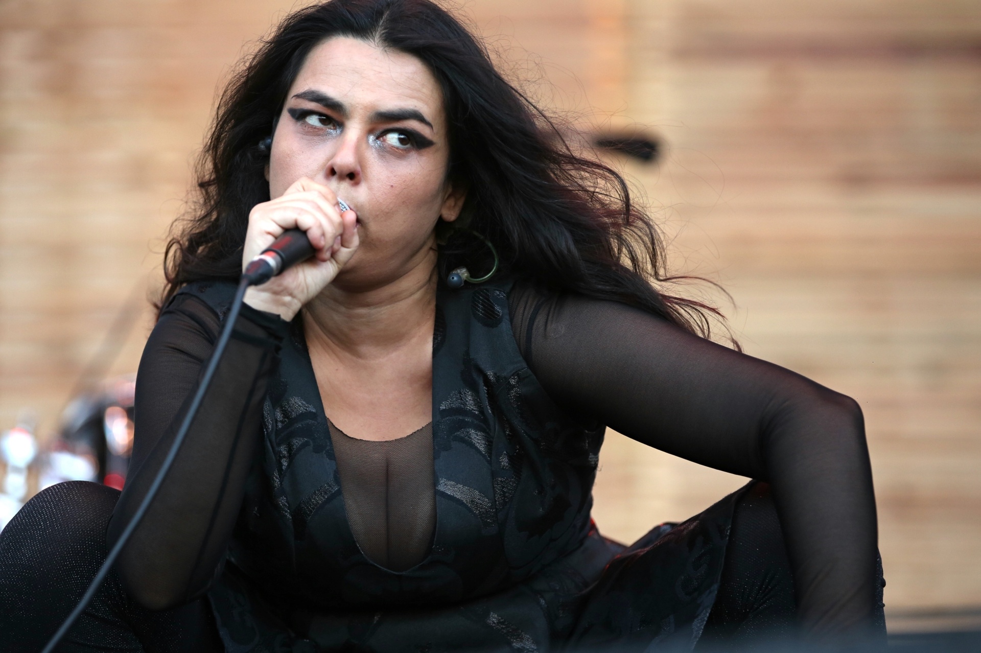 8.out.2016 -Revelação da música brasileira, Ava Rocha, filha do cineasta Glauber Rocha, se apresenta no Popload Festival neste sábado (8) - Flávio Florido/UOL