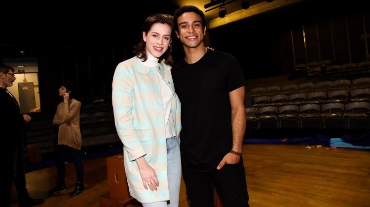 Sérgio Malheiros e Sophia Abrahão após leitura dramática em teatro de São Paulo - Marcos Ribas/Brazil News - Marcos Ribas/Brazil News