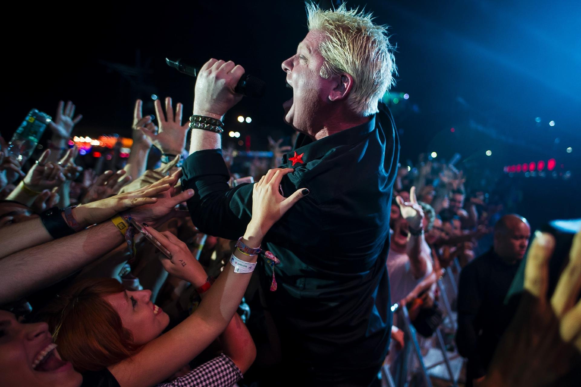 Offspring agita o Palco Mundo na última noite do Rock in Rio 2017 - Bruna Prado/UOL