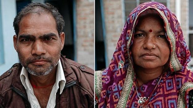 Ganesh e Sita encontraram um marido para sua filha a 200 km de casa - Peter Leng/Neha Sharma/BBC