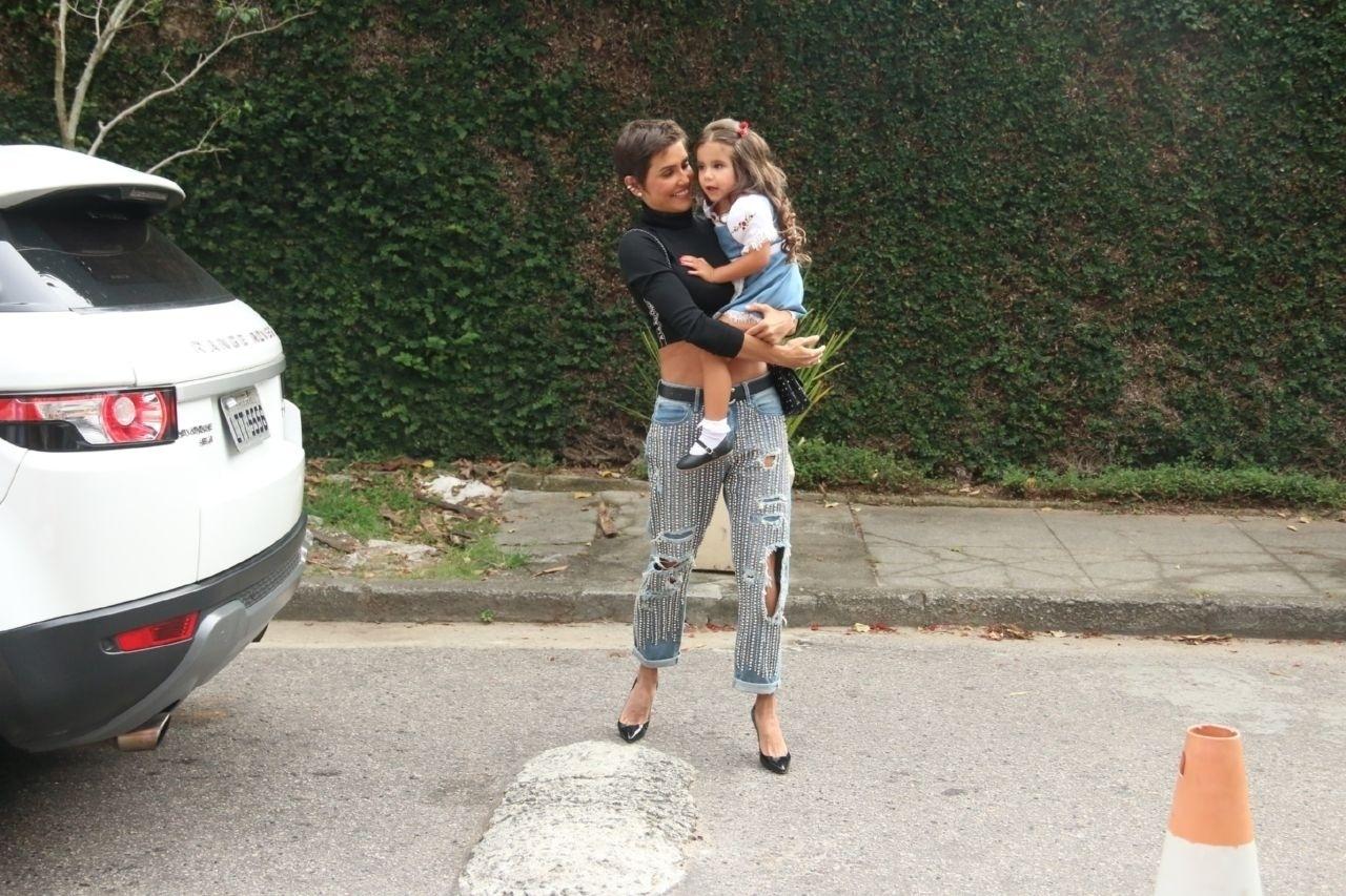 Deborah Secco e a filha Maria Flor - Daniel Pinheiro/AgNews