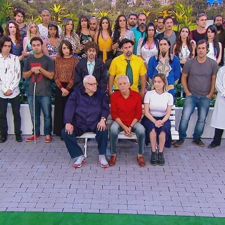 Carlos Alberto de Nóbrega homenageia o filho, Marcelo, em "A Praça É Nossa" - Divulgação/SBT - Divulgação/SBT