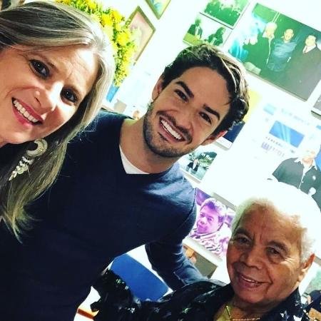 Alexandre Pato visita SBT e tieta Roque - Reprodução/Instagram