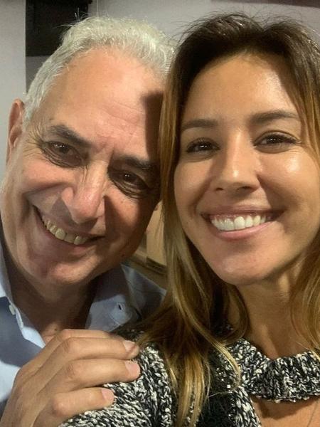 Cris Dias postou foto com William Waack - Reprodução/Instagram