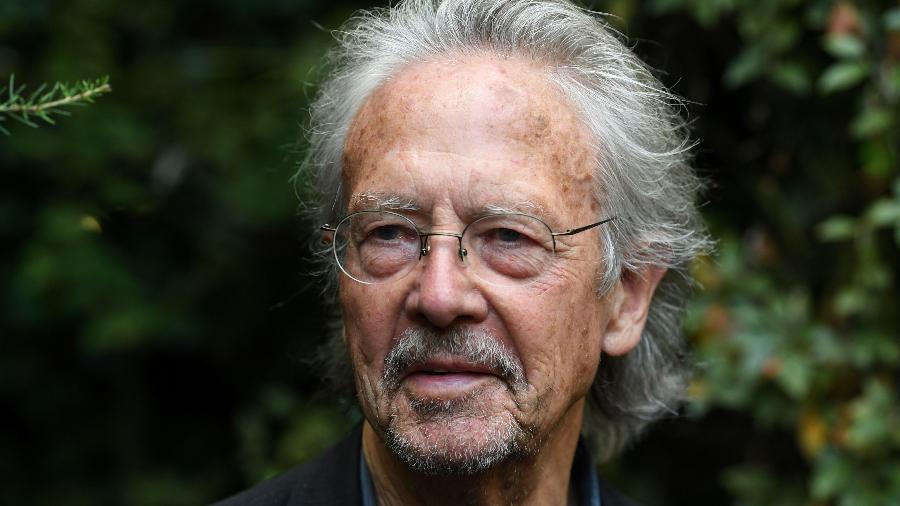 O escritor austríaco Peter Handke, vencedor do prêmio em 2019 - Alain JOCARD / AFP