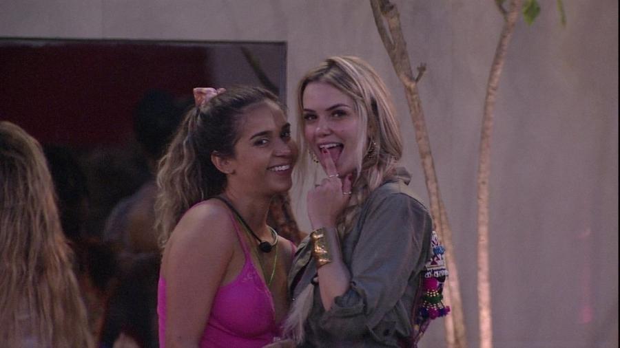 Gizelly e Marcela no "BBB 20" - Reprodução