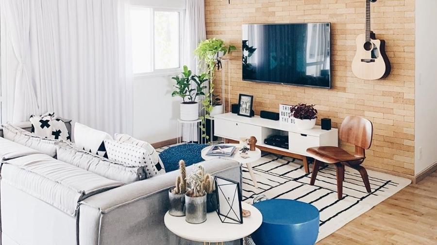 Nathália Candelária aposta na decoração funcional e afetiva em seu apartamento - Instagram/apartamento_203