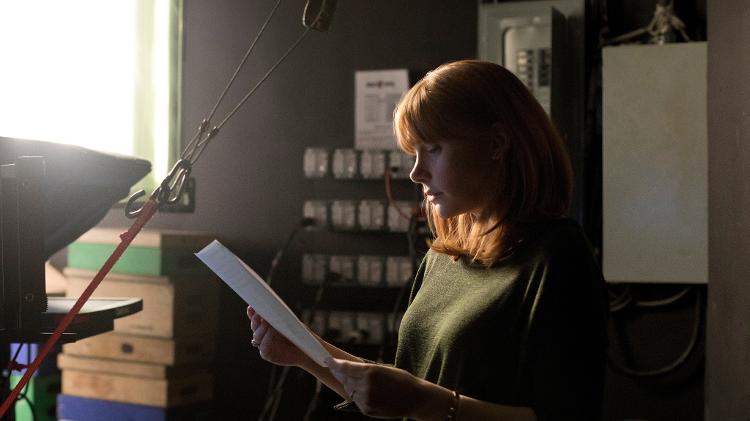 Bryce Dallas Howard durante as gravações de 'Dads' - Divulgação - Divulgação