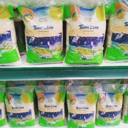 Arroz Terra Livre do MST - Reprodução Facebook - Reprodução Facebook