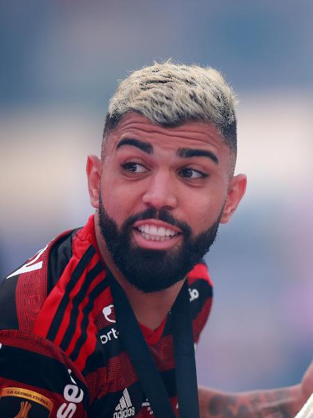 Gabigol ganhou a Libertadores em 2019 pelo Flamengo - Manuel Velasquez/Getty Images