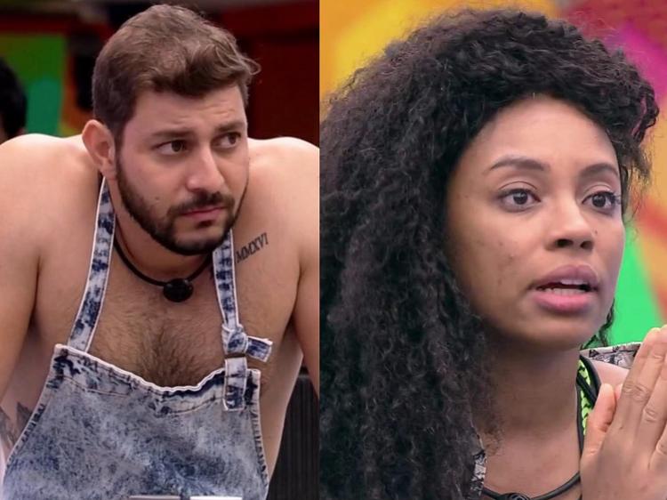 BBB 21: Lumena x Caio - Reprodução/Globoplay - Reprodução/Globoplay