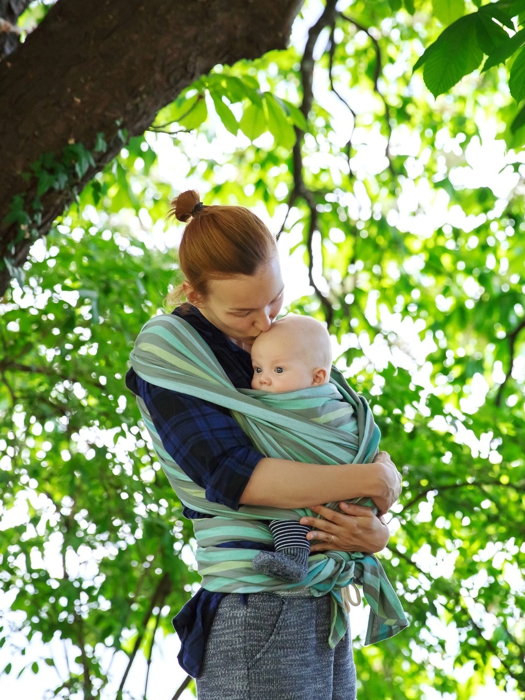 Wrap Confortável E De Fácil Uso Menino Menina Bebê Passeio