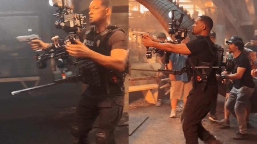 Will Smith grava própria cena em filme de ação