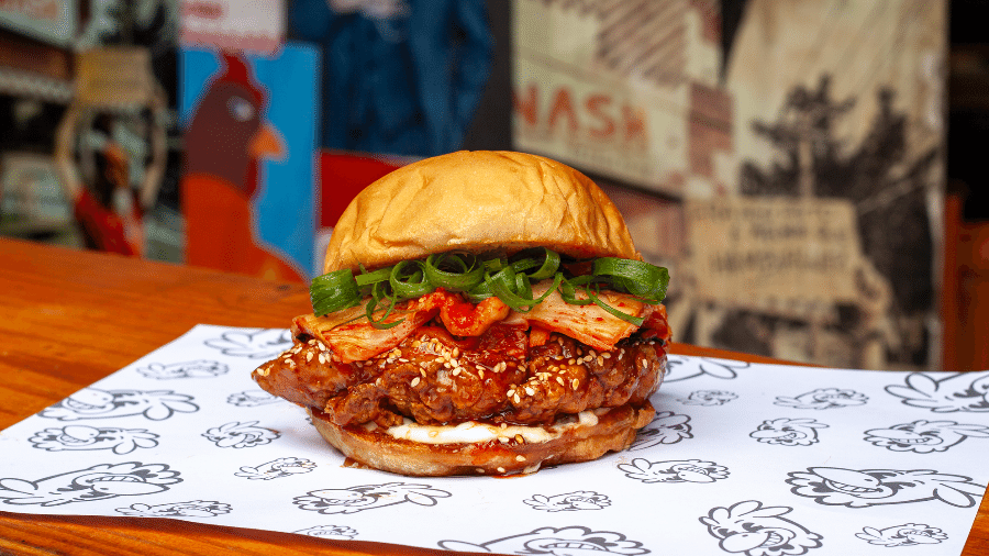 K-popó Chicken, do Nash, uma das comidinhas da Smorgasburg São Paulo