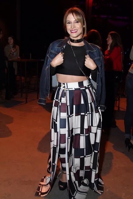 14.jun.2016 - Maíra Charken marca presença no Rio Moda Rio, no Rio de Janeiro - Anderson Borde e Marcelo Sa Barretto / AgNews