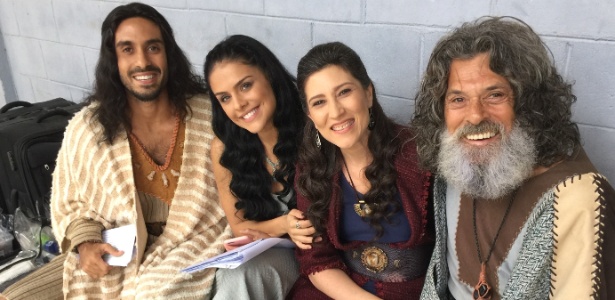 Edu Porto nos bastidores de "A Terra Prometida" - Divulgação - Divulgação