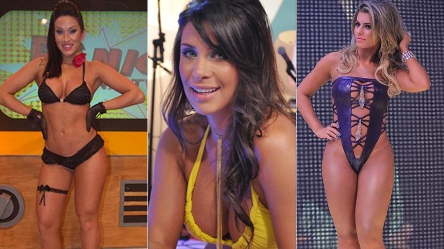 Dani Bolina, Lizi Benites e Babi Rossi fizeram muito sucesso no humorístico  - Divulgação