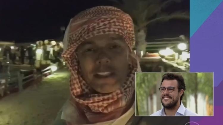 De férias em Dubai, Otaviano Costa faz homenagem ao amigo Joaquim Lopes - Reprodução/Globo - Reprodução/Globo